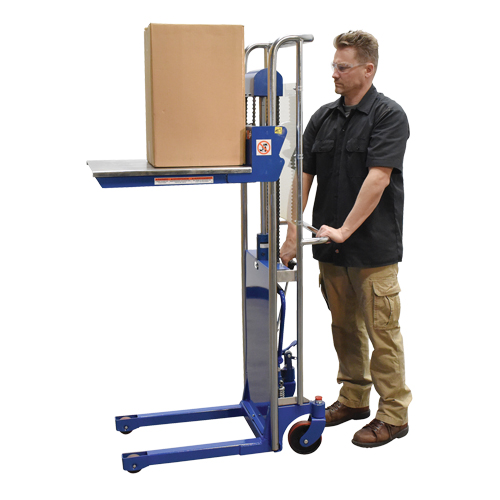 Gerbeur Hefti-Lift, M&eacute;canisme Pompe au pied, Capacit&eacute; de 880 lb, Levage max de 59" Air Extreme Inc.