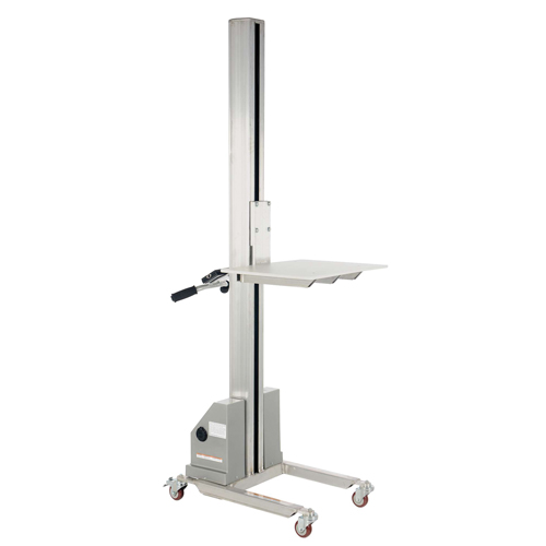 Quick Lift Stacker, Electric Operated, 125 lbs. Capacity, 72" Max Lift Air Extreme Inc.