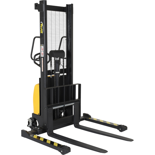 Fork Lift Stacker, Electric Operated, 2000 lbs. Capacity, 63" Max Lift Air Extreme Inc.