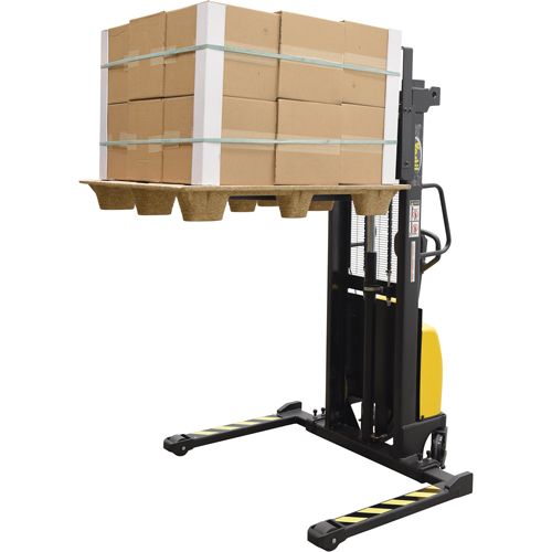 Fork Lift Stacker, Electric Operated, 2000 lbs. Capacity, 63" Max Lift Air Extreme Inc.