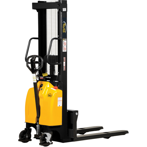 Fork Lift Stacker, Electric Operated, 2000 lbs. Capacity, 98" Max Lift Air Extreme Inc.
