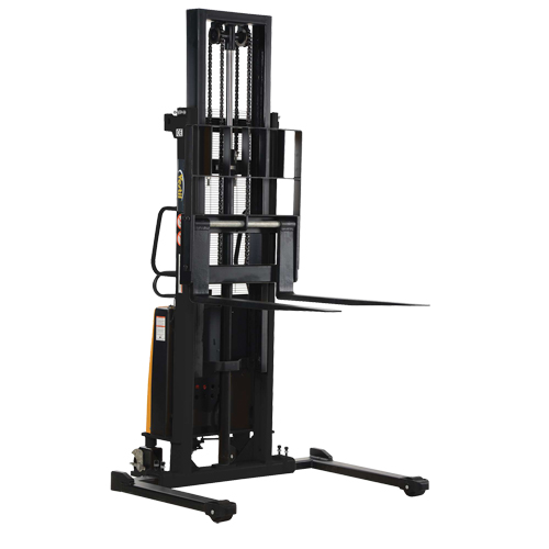 Fork Lift Stacker, Electric Operated, 2000 lbs. Capacity, 63" Max Lift Air Extreme Inc.