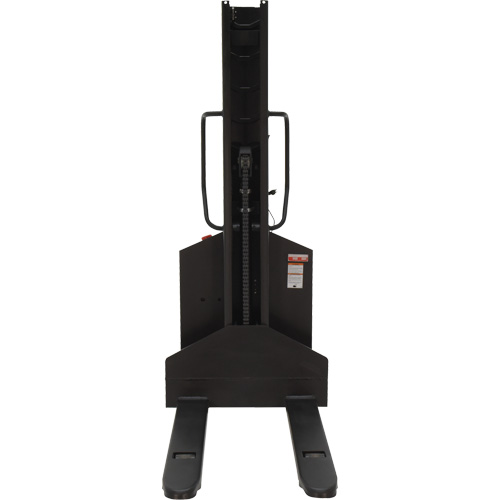 Narrow Mast Powered Lift Stacker, Electric Operated, 1000 lbs. Capacity, 63" Max Lift Air Extreme Inc.