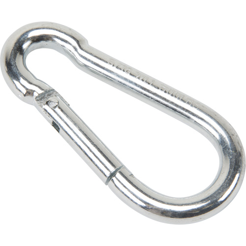 Mousqueton zingu&eacute;, 500 lb (0,25 tonne) Charge d'utilisation max., 5/16" Taille, 1/2" Oeil Air Extreme Inc.