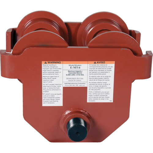 Low Profile Manual Trolley, 6000 lbs. (3 tons) Air Extreme Inc.