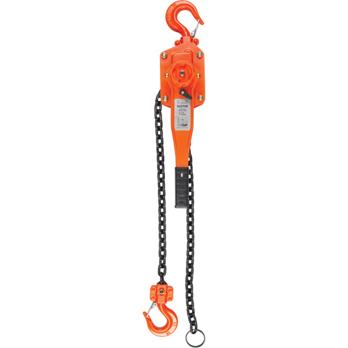 Lever Hoist, 10' Lift, 1500 lbs. (0.75 tons) Capacity, Alloy Steel Chain Air Extreme Inc.
