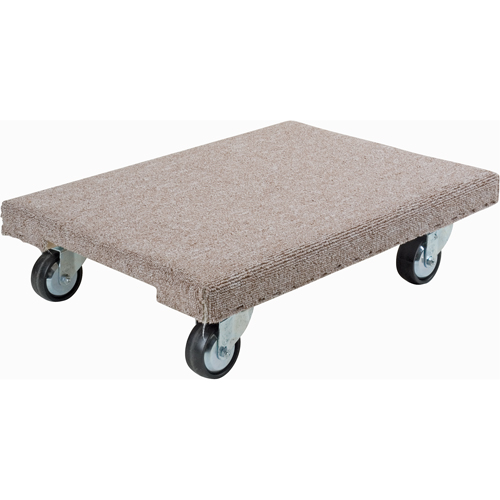 Wood Dollies - Medium-Duty, Polyolefin Wheels, 900 lbs. Capacity, 18" W x 24" D x 7" H Air Extreme Inc.