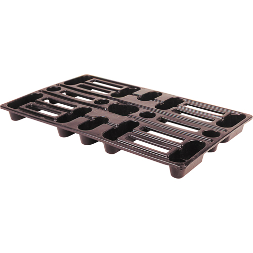 Palettes en plastique, Acc&egrave;s de Quatre c&ocirc;t&eacute;s, 24" lo x 15" la x 1-1/2" h Air Extreme Inc.