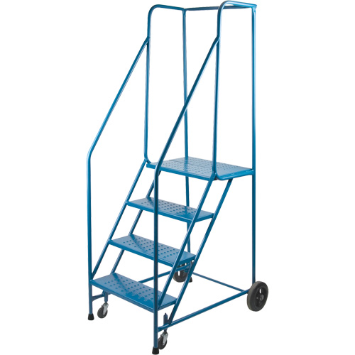 Escabeau roulant certifi&eacute; par la CSA, 4 marches, Largeur de la marche 22", Hauteur de la plateforme 37", Acier Air Extreme Inc.