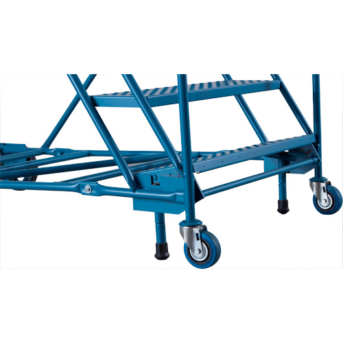Escabeau roulant certifi&eacute; CSA avec marche verrouillable, 8 marches, Largeur de la marche 30", Hauteur de la plateforme 72", Acier Air Extreme Inc.