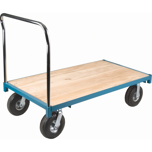 Chariot &agrave; plateforme robuste, 48" lo x 24" la, Capacit&eacute; de 1200 lb, Roues en Pneumatique Air Extreme Inc.