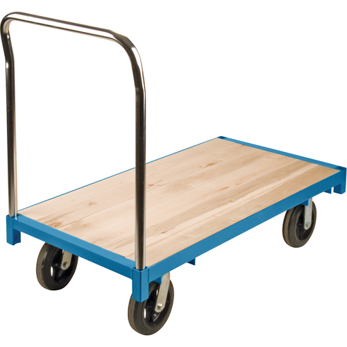 Chariot &agrave; plateforme robuste, 48" lo x 24" la, Capacit&eacute; de 2000 lb, Roues en Caoutchouc Air Extreme Inc.