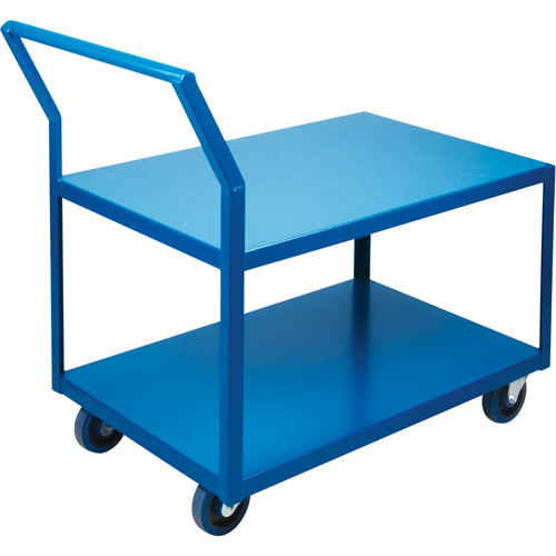 Heavy-Duty Low Profile Shop Carts, 2 Tiers, 18" W x 30" D x 40" H, 1200 lbs. Cap. Air Extreme Inc.
