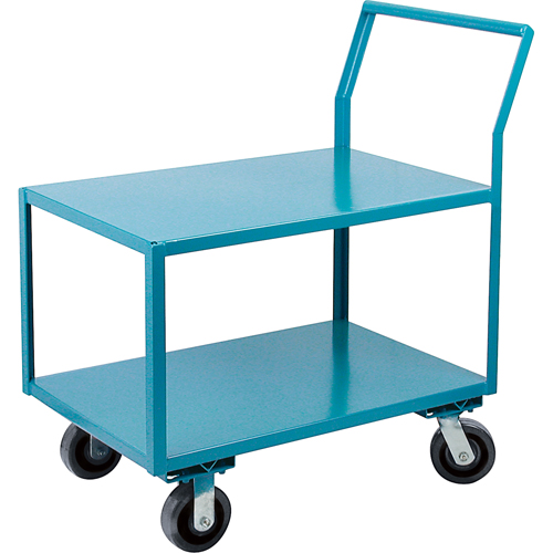 Heavy-Duty Low Profile Shop Carts, 2 Tiers, 24" W x 48" D x 41" H, 2400 lbs. Cap. Air Extreme Inc.