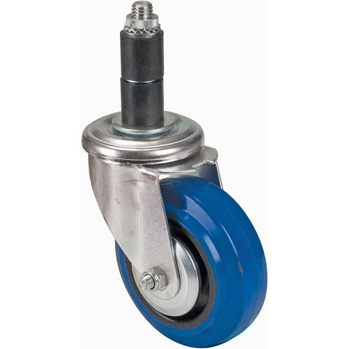 Rubber Stem Caster, Swivel, 4" (101.6 mm) Dia. Air Extreme Inc.