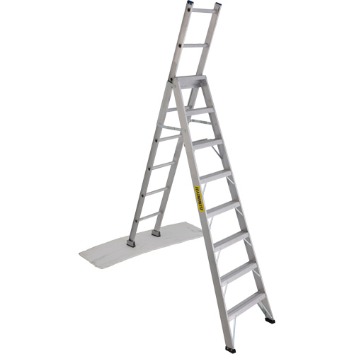 2700 Series Industrial Duty Multi-Way Ladders, 8', Aluminum, 250 lbs. Cap., ANSI 1, CSA 1 Air Extreme Inc.
