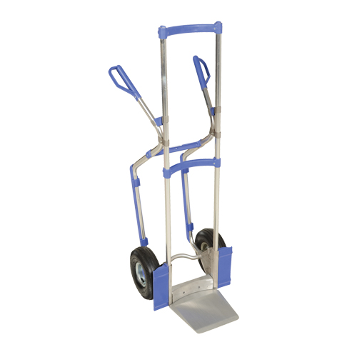 Diable ergonomique, Prise Combinaison, Aluminium, Hauteur de 52", Capacit&eacute; 350 lb Air Extreme Inc.