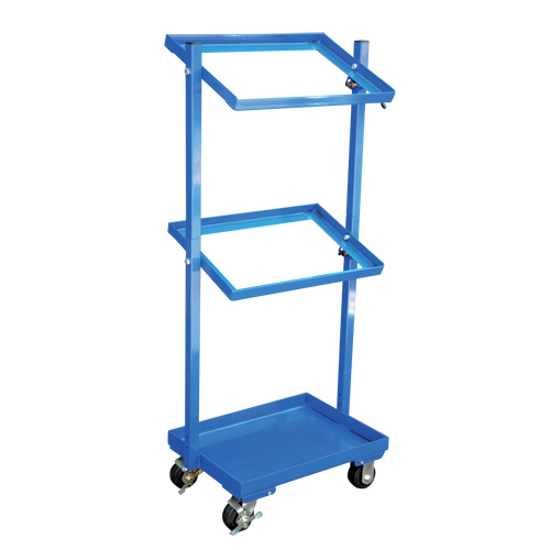 Stock Cart, Steel, 30-11/16" W x 19-1/4" D, 3 Shelves, 300 lbs. Capacity Air Extreme Inc.