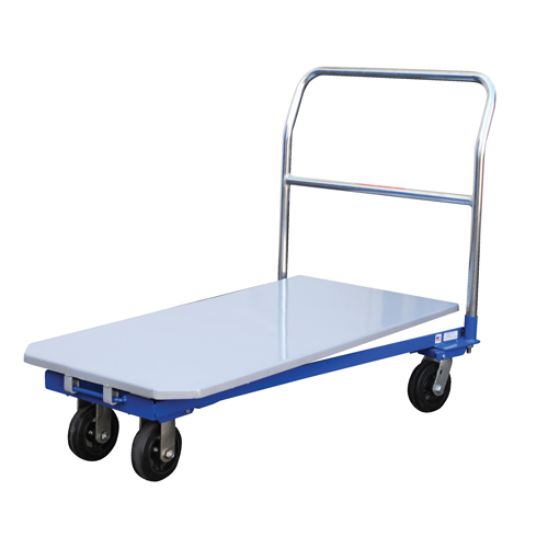 Platform Cart, 48" L x 24" W, 1500 lbs. Capacity, Mold-on Rubber Casters Air Extreme Inc.