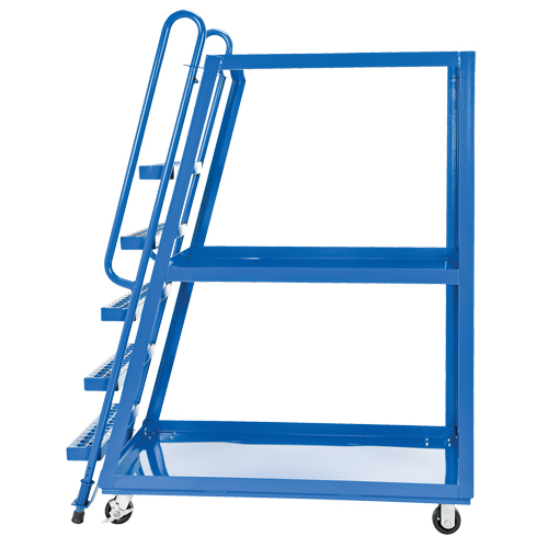 Stock Picking Cart, Steel, 27-7/8" W x 56-1/8" D, 3 Shelves, 1000 lbs. Capacity Air Extreme Inc.