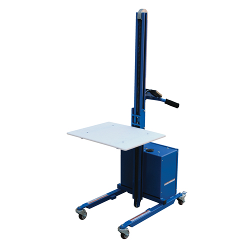Gerbeur &agrave; plateforme &agrave; &eacute;l&eacute;vation rapide, M&eacute;canisme &eacute;lectrique, Capacit&eacute; de 175 lb, Levage max de 57" Air Extreme Inc.
