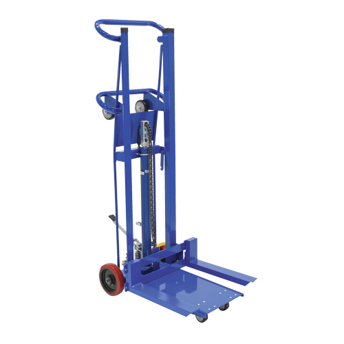 Empileur &agrave; plateforme, M&eacute;canisme Pompe au pied, Capacit&eacute; de 750 lb, Levage max de 52" Air Extreme Inc.
