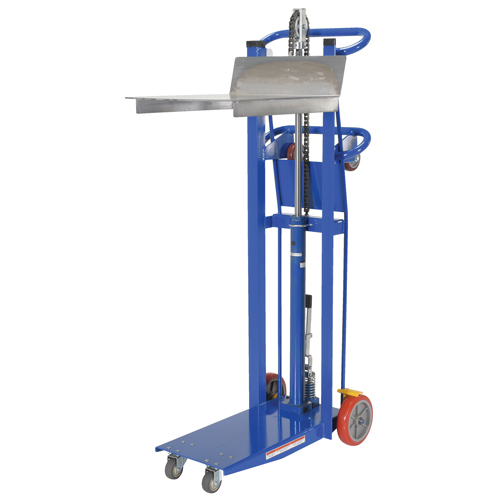 Gerbeur &agrave; plateforme hydraulique, M&eacute;canisme Pompe au pied, Capacit&eacute; de 750 lb, Levage max de 52" Air Extreme Inc.