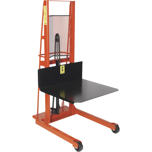 Gerbeur hydraulique &agrave; plateforme, M&eacute;canisme Treuil manuel, Capacit&eacute; de 1000 lb, Levage max de 80" Air Extreme Inc.