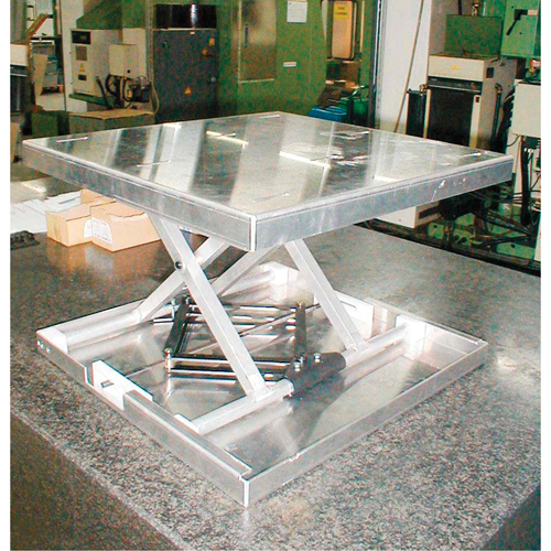 Lift-Tool Table Top Scissor Lift, 23" L x 22" W, Aluminum, 300 lbs. Capacity Air Extreme Inc.