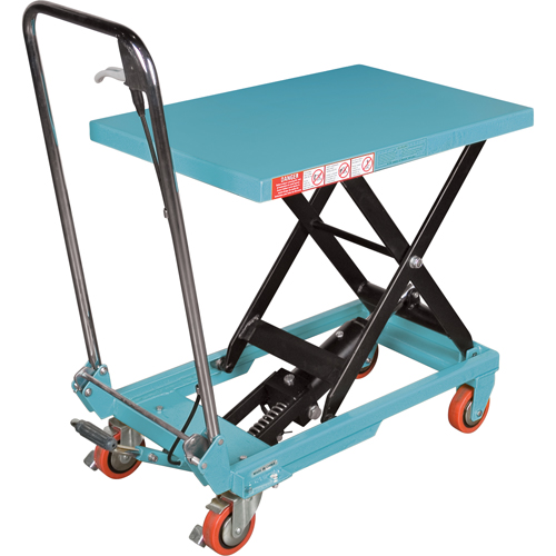 Table &eacute;l&eacute;vatrice robuste &agrave; ciseaux hydraulique, 27-1/2" lo x 17-3/4" la, Acier, Capacit&eacute; 330 lb Air Extreme Inc.