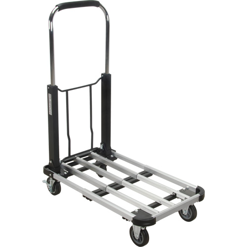Foldable Platform Trucks, Aluminum, 300 lbs., 28" L x 16" W, 32" High Air Extreme Inc.