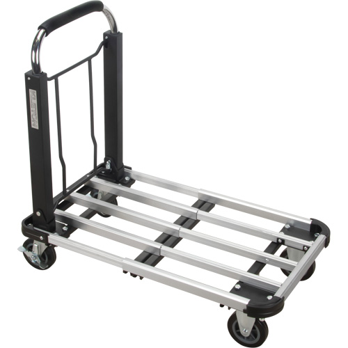 Foldable Platform Trucks, Aluminum, 300 lbs., 28" L x 16" W, 32" High Air Extreme Inc.