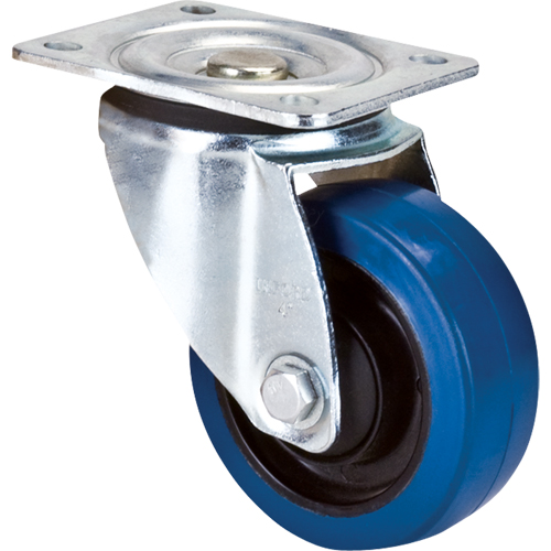 Blue Caster, Swivel, 4" (101.6 mm), Rubber, 350 lbs. (158.8 kg.) Air Extreme Inc.