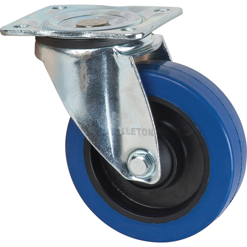 Blue Caster, Swivel, 5" (127 mm), Rubber, 400 lbs. (181 kg.) Air Extreme Inc.