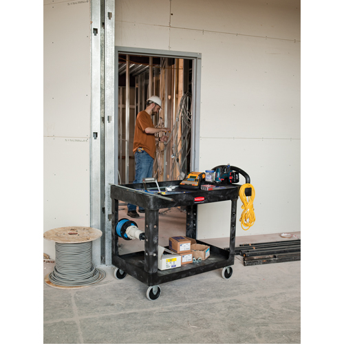Heavy Duty Utility Cart - 4500-88, 2 Tiers, 17-1/8" x 33-1/4" x 39", 500 lbs. Capacity Air Extreme Inc.