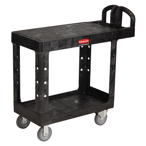 Chariot utilitaire robuste a/tablette plate - 4505-00, 2 tiers, 17-1/4" x 38-1/10" x 38-1/2", Capacit&eacute; 500 lb Air Extreme Inc.