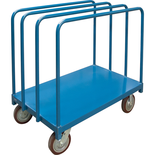 Single Level Rails Heavy-Duty Panel Mover Truck, 48" x 30" x 45", 2500 lbs. Capacity Air Extreme Inc.