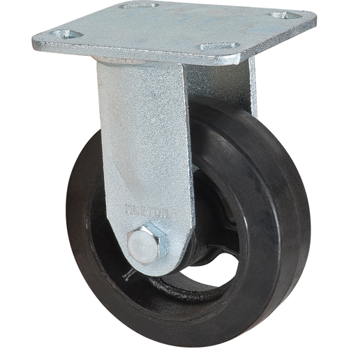 Mold-on Caster, Rigid, 5" (127 mm), Rubber, 440 lbs. (199 kg.) Air Extreme Inc.