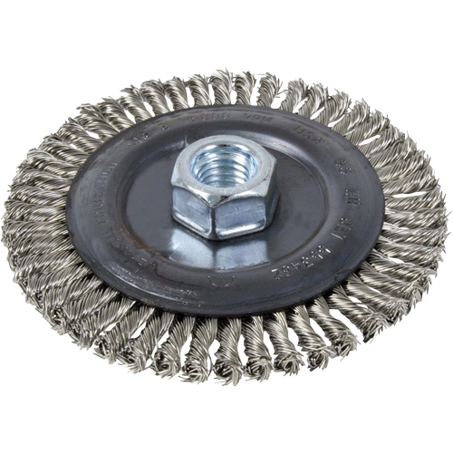 Disque m&eacute;tallique &agrave; brosse &eacute;troit, Dia. 6", Fils 0,022", Arbre 5/8"-11 Air Extreme Inc.