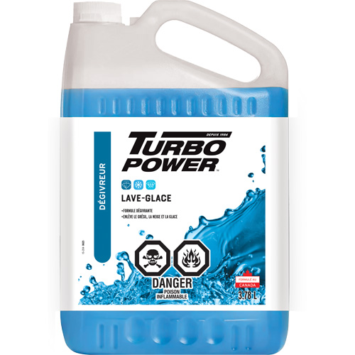Turbo Power&reg; All-Season Windshield Washer Fluid, Jug, 3.78 L Air Extreme Inc.