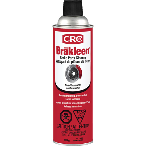 Nettoyant pour pi&egrave;ces de frein Brakleen, Canette a&eacute;rosol Air Extreme Inc.