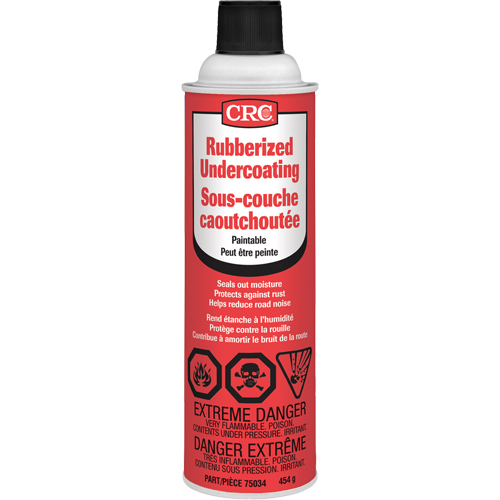 Rev&ecirc;tement caoutchout&eacute; &agrave; vaporiser, 16 oz/454 g/473 ml, Canette a&eacute;rosol, Noir Air Extreme Inc.