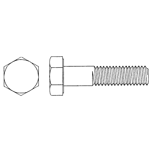 Hex Head Cap Screw, 3/8" Dia., 1-1/2" L, Stainless Steel, Coarse, Grade 18-8 Stainless Steel Air Extreme Inc.