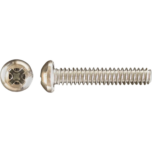 Pan Phillips HD Machine Screws, #10 x 1" L, Zinc Plated Air Extreme Inc.
