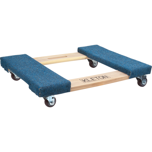 Socle roulant en bois dur &agrave; bouts avec tapis, Cadre en Bois, 18" la x 24" lo, Capacit&eacute; 900 lb Air Extreme Inc.