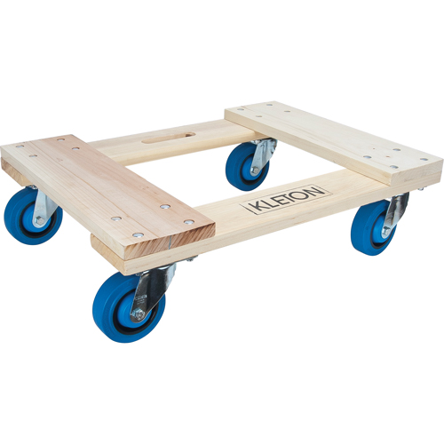 Socle roulant en bois dur, Roues en Caoutchouc, Capacit&eacute; de 1400 lb, 18" la x 30" p x 7" h Air Extreme Inc.