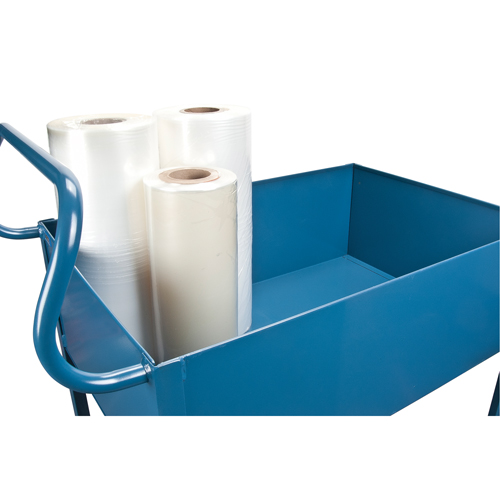 Deep Lipped Service Cart, 2 Tiers, 24" W x 47" H x 36" D, 1200 lbs. Capacity Air Extreme Inc.