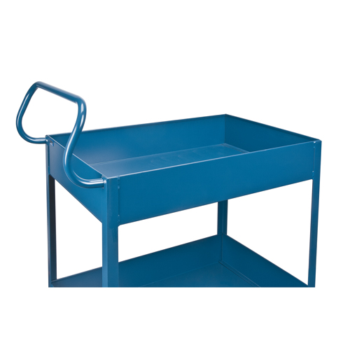 Deep Lipped Service Cart, 2 Tiers, 24" W x 47" H x 36" D, 1200 lbs. Capacity Air Extreme Inc.