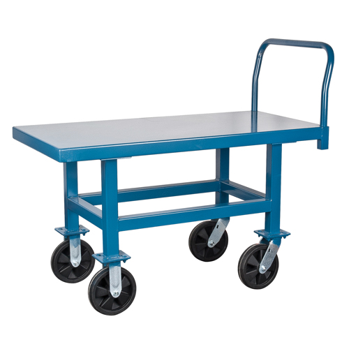 Chariots &agrave; plateforme sur&eacute;lev&eacute;e, 48" lo x 24" la x Capacit&eacute; 2000 lb, Roues en Nylon Air Extreme Inc.