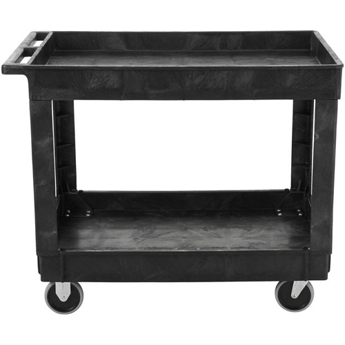 Flat Handle Utility Cart, 2 Tiers, 40" x 32-1/4" x 24", 500 lbs. Capacity Air Extreme Inc.